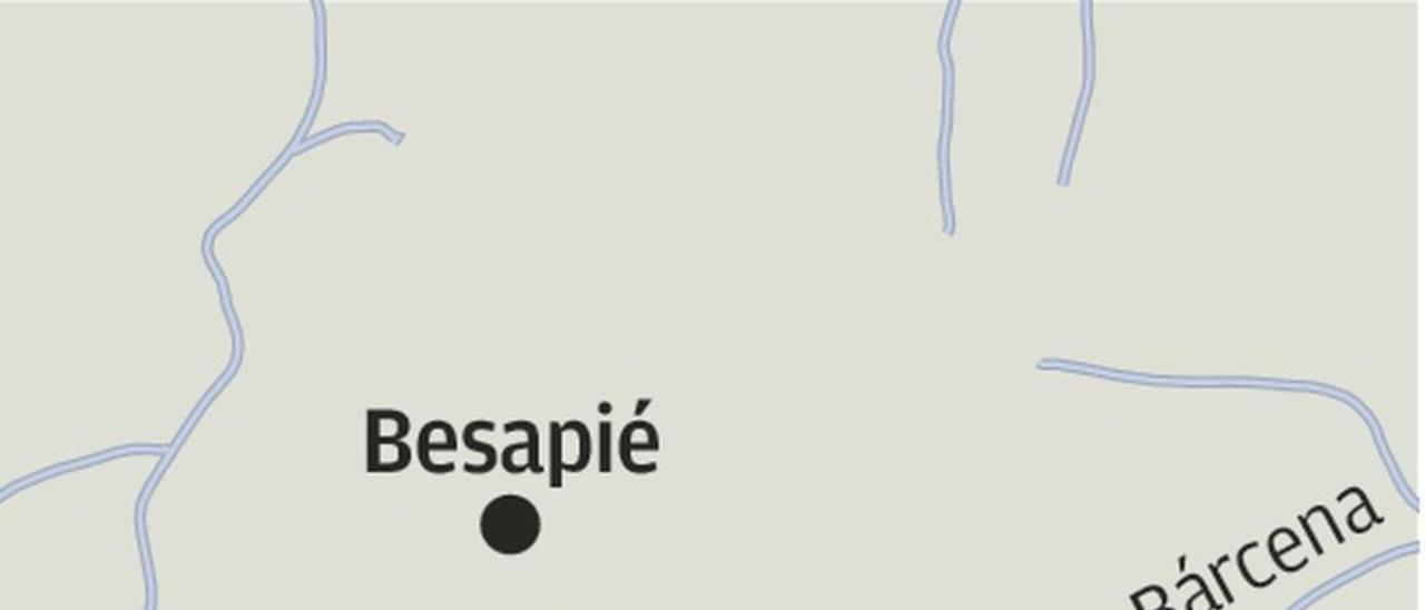 Los vecinos de La Cerezal, en Tineo, defienden la titularidad privada del camino a Besapié