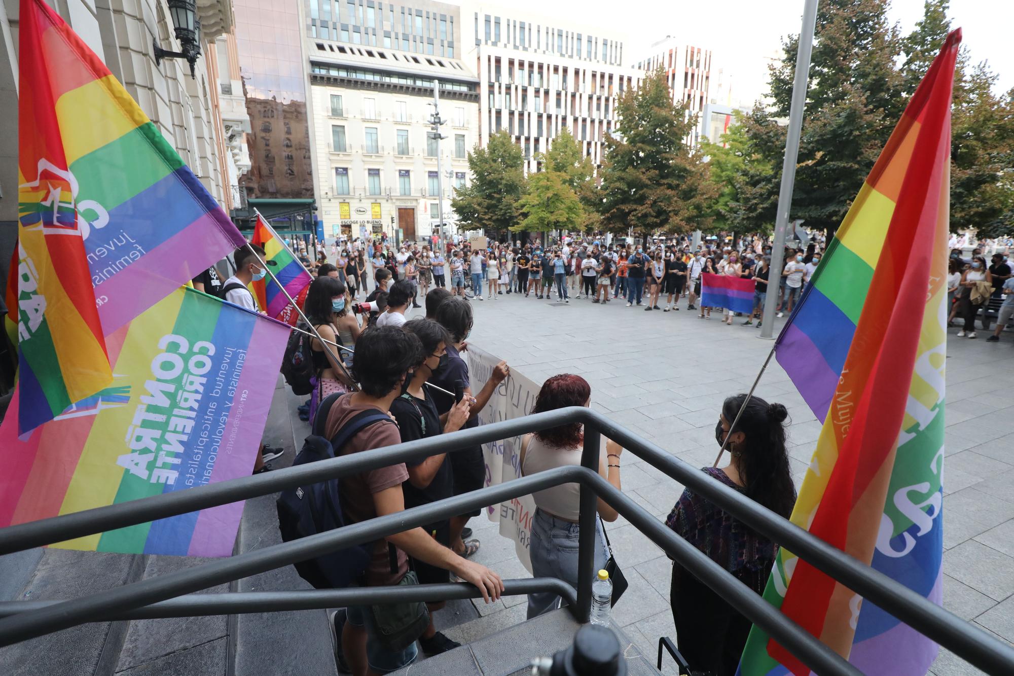 Concentración contra la homofobia en Zaragoza el 11 de septiembre