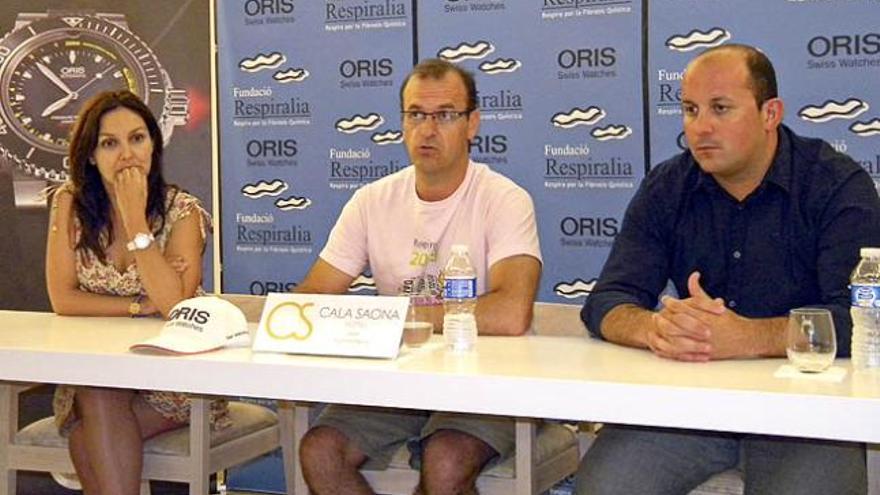 Marga Bauzá, Carlos Pons y Sergi Fernández, en la presentación.