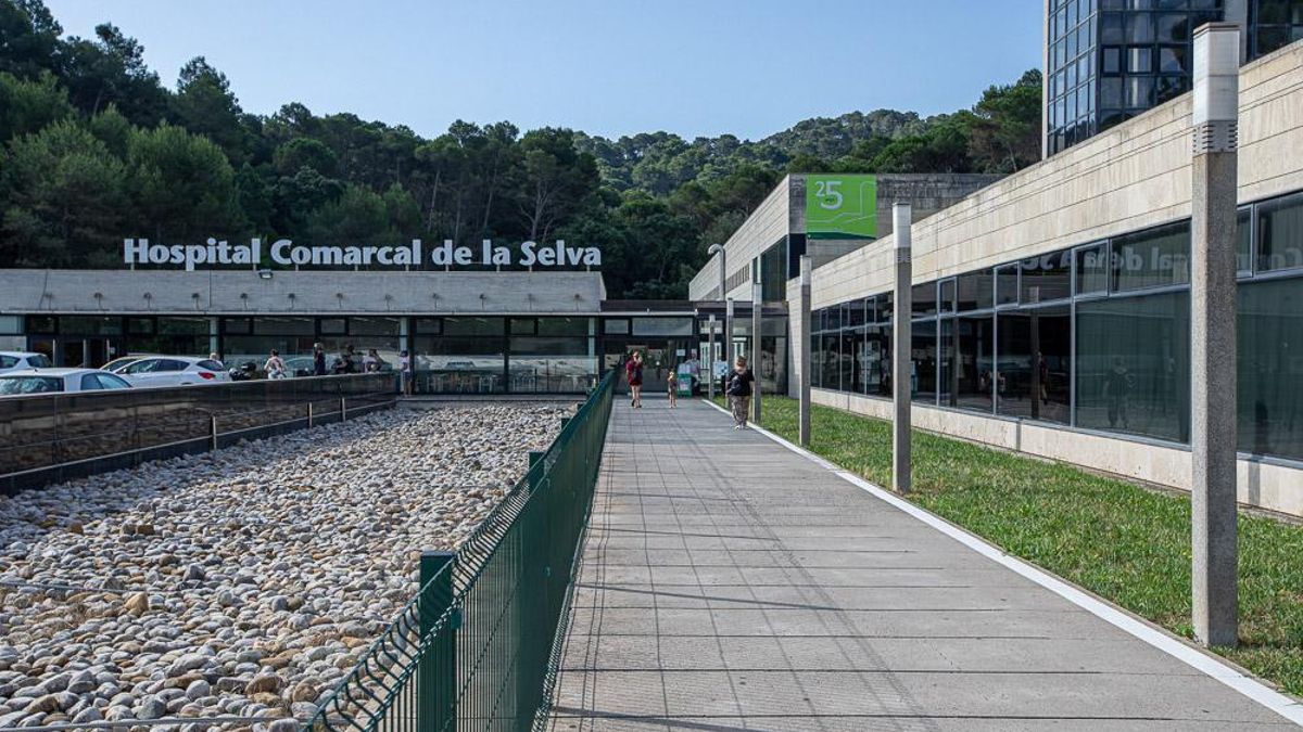 L’exterior de l’hospital de Blanes en una imatge d’arxiu.