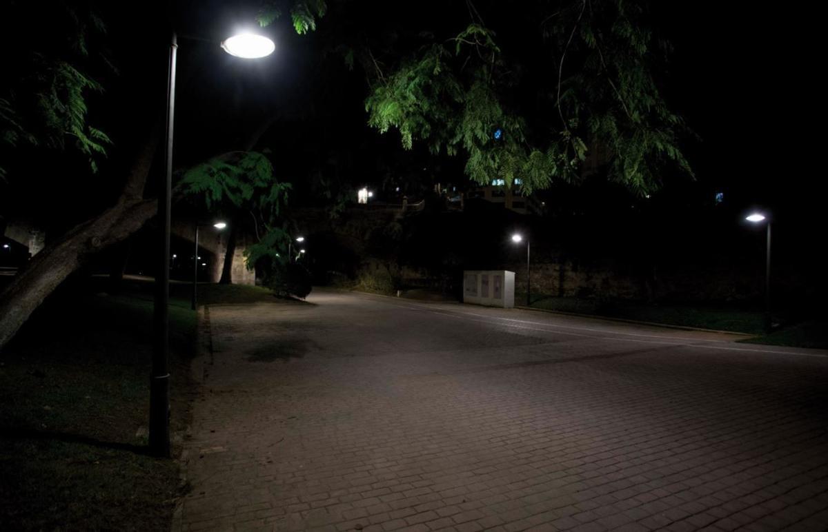 Parque del cauce del río Turia, en la ciudad de València.