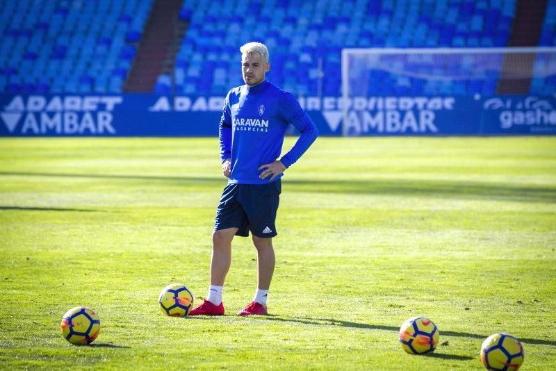 Entrenamiento de puertas abiertas del Real Zaragoza