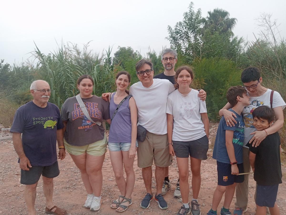 Voluntarios participantes en el Projecte Emys de Acció Ecologista-Agró.