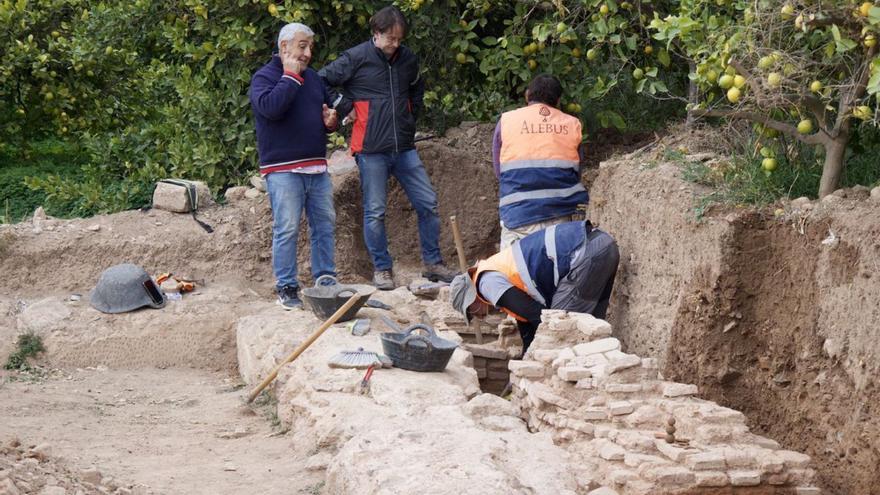 Trabajos en la campaña arqueológica, que finaliza este martes.