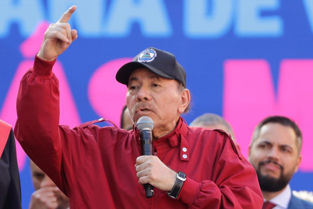 El presidente de Nicaragua, Daniel Ortega.
