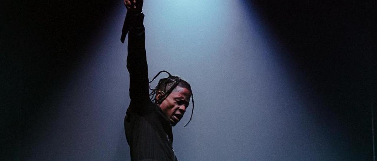 Travis Scott, en su concierto en el Primavera Sound de Sao Paulo.