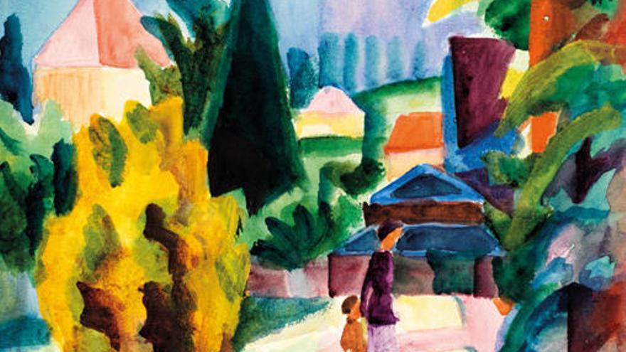 Una obra de August Macke.