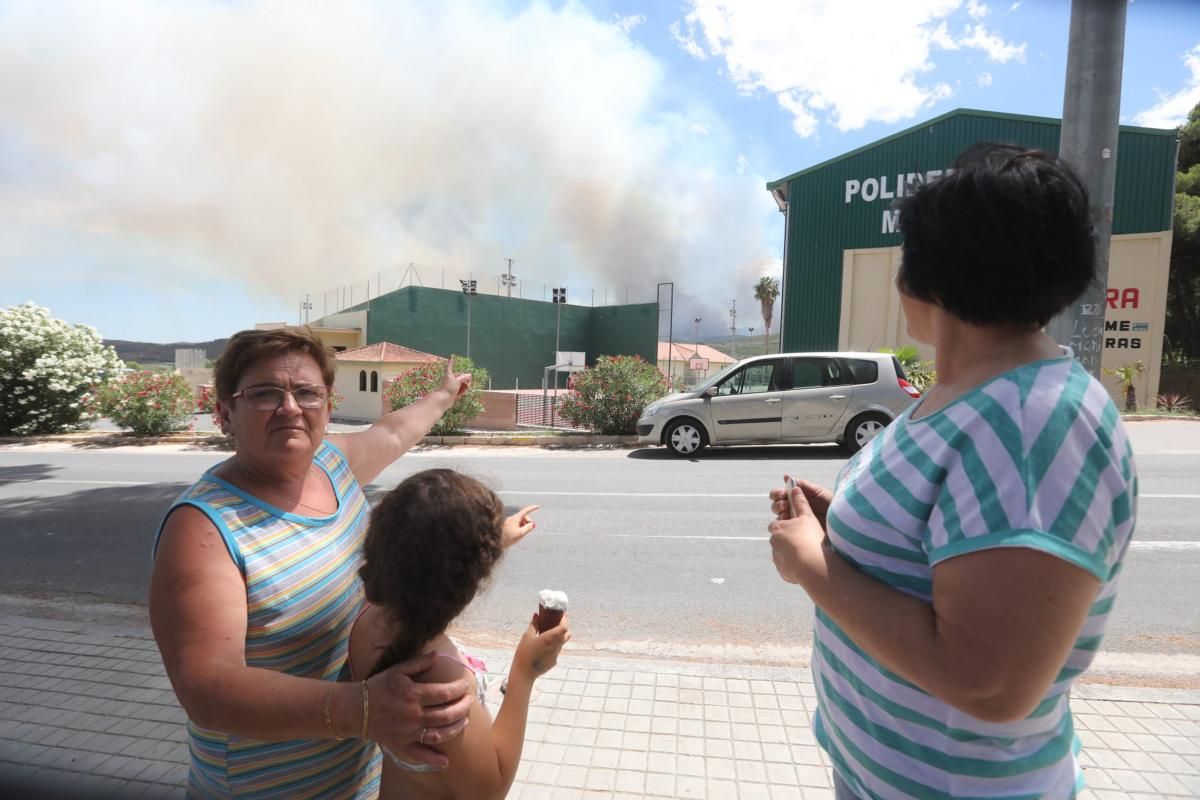 Incendio en la Serra Calderona