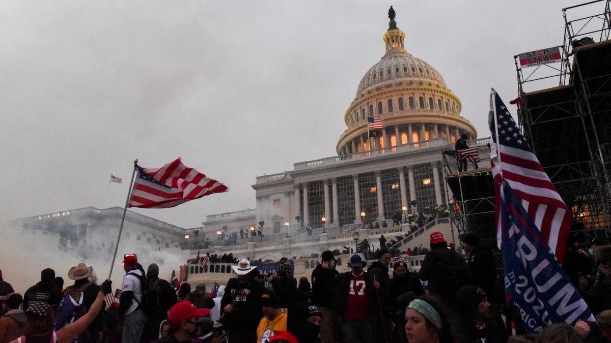 Una imagen del asalto al Capitolio del 6 de enero de 2021.