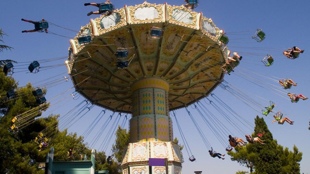 Una de las atracciones del parque del Tibidabo.