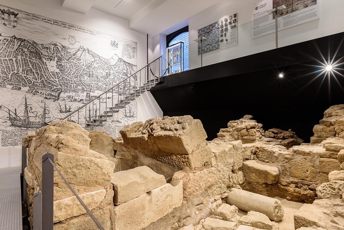 El pasado de Lisboa se despliega ante nuestros ojos en el interior del Áurea Museum.