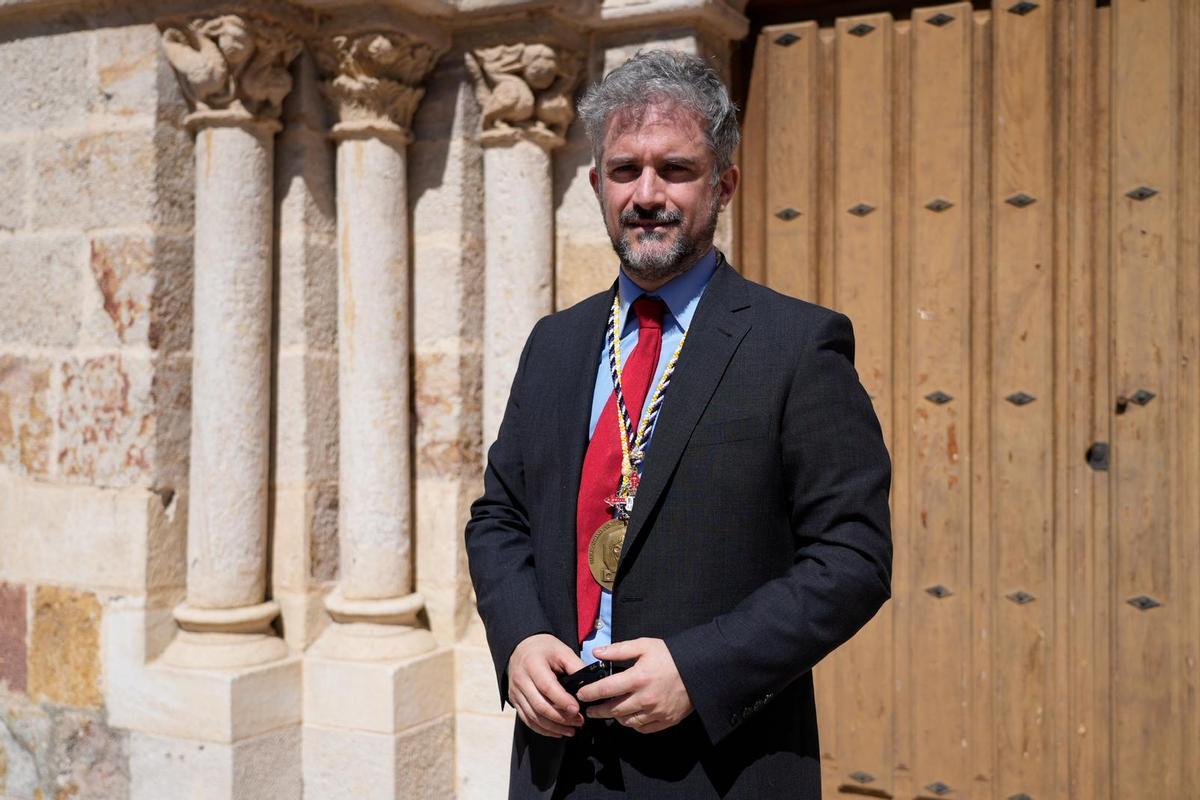 El presidente de la Junta pro Semana Santa de Zamora, Israel López Campos.