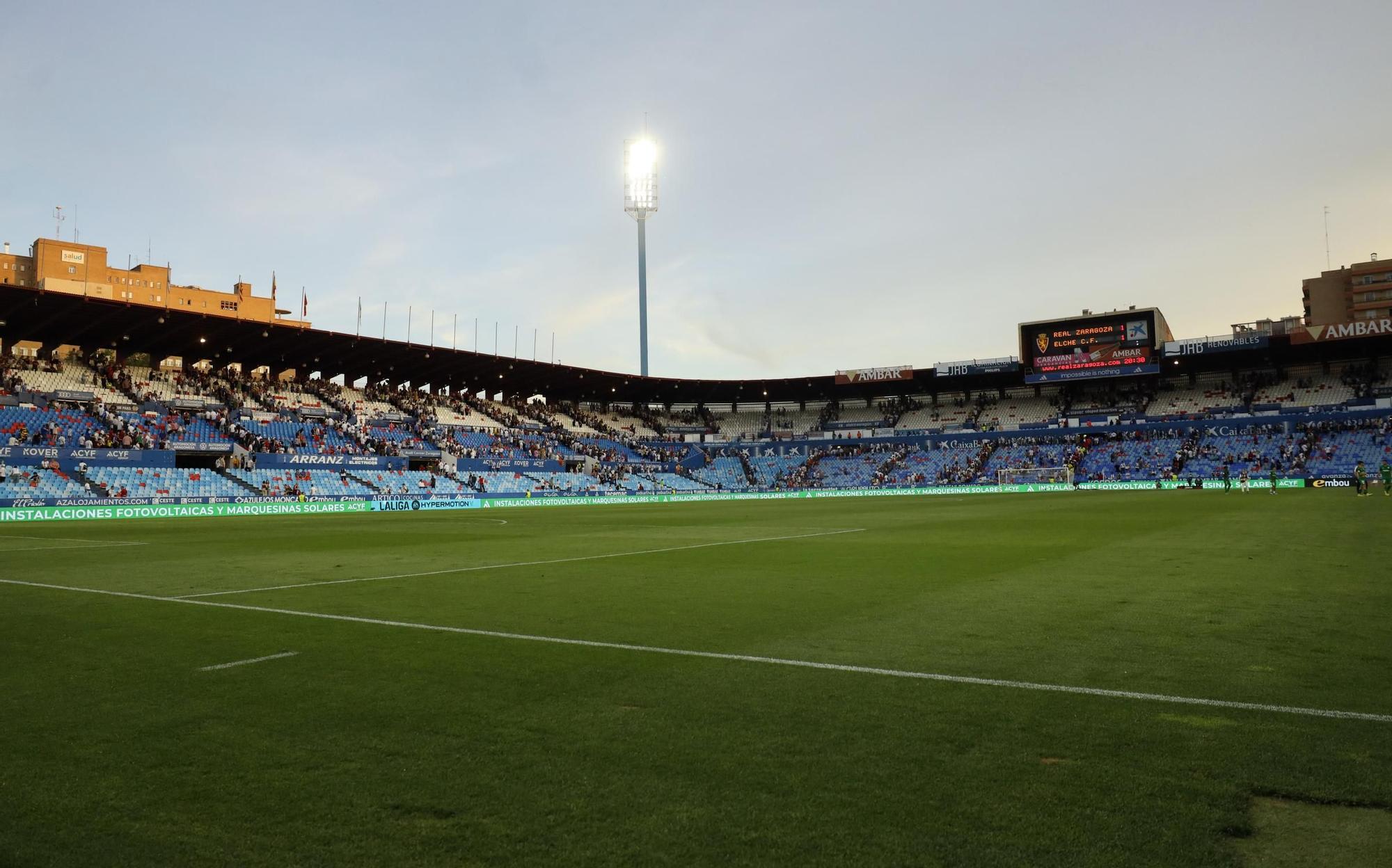 Las mejores imágenes del partido Zaragoza - Elche CF (1-1)