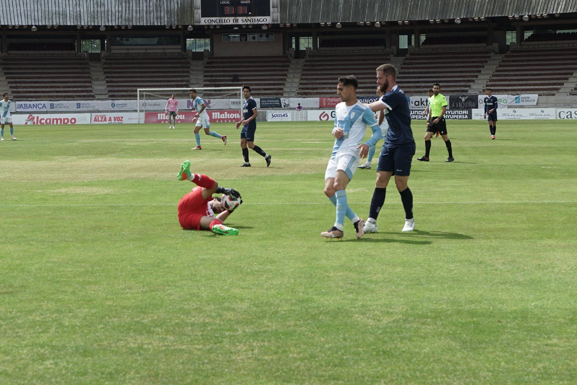 SD Compostela vs Marino de Luanco: las imágenes del partido