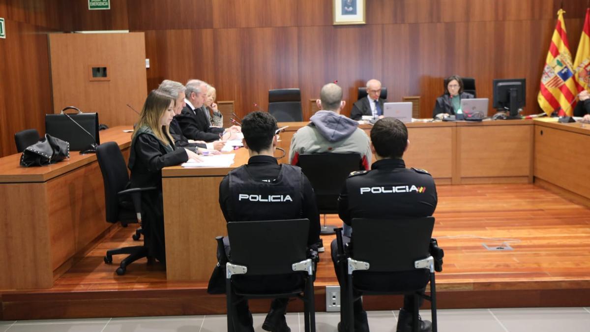 La Audiencia de Zaragoza celebró la segunda sesión del juicio.