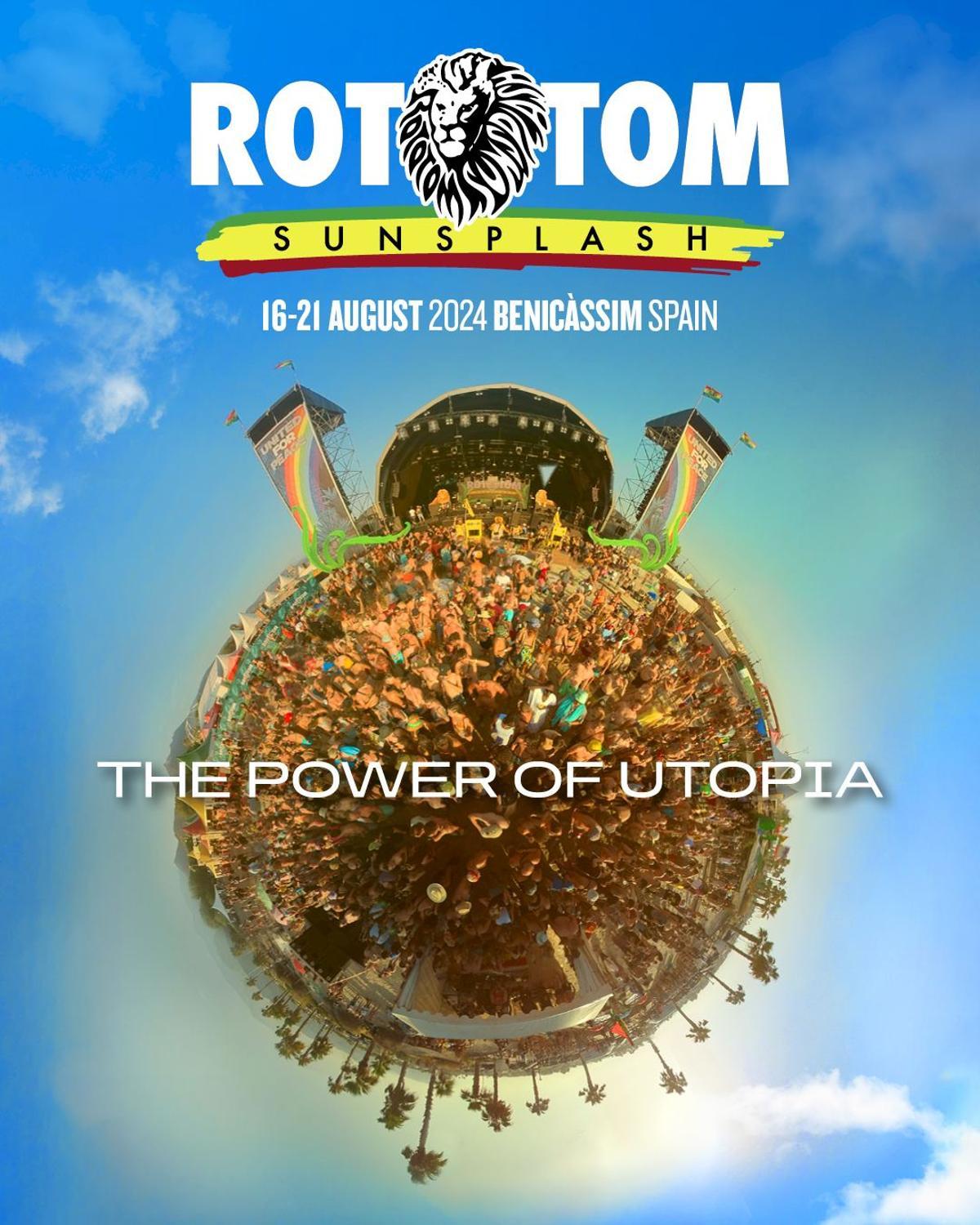 Cartel del festival Rototom 2024