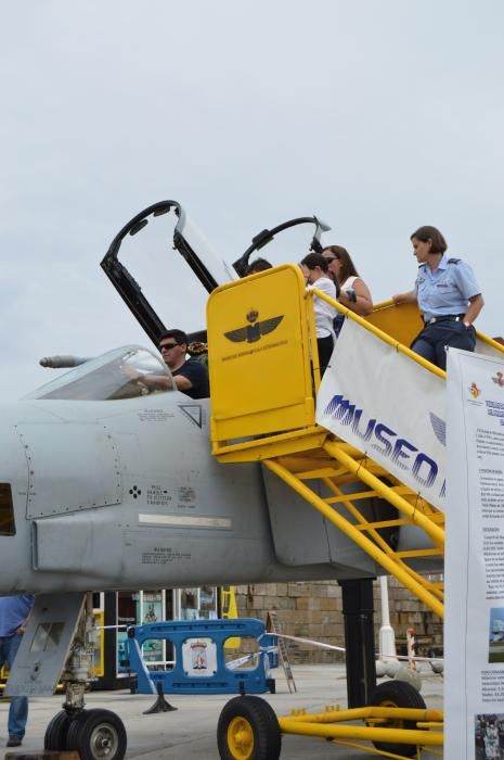 Aviones del festival aéreo de Gijón