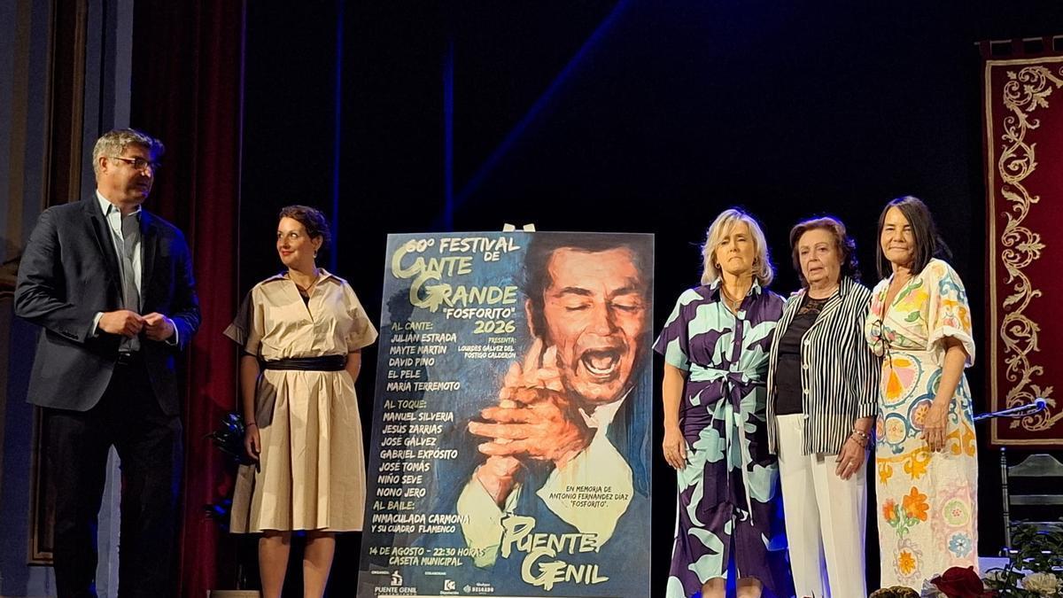 Presentación del cartel del festival en su 60 aniversario, dedicado al maestro Fosforito.
