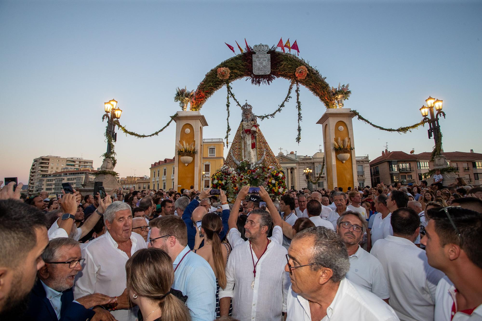 Las mejores fotos de la llegada de la Fuensanta a Murcia