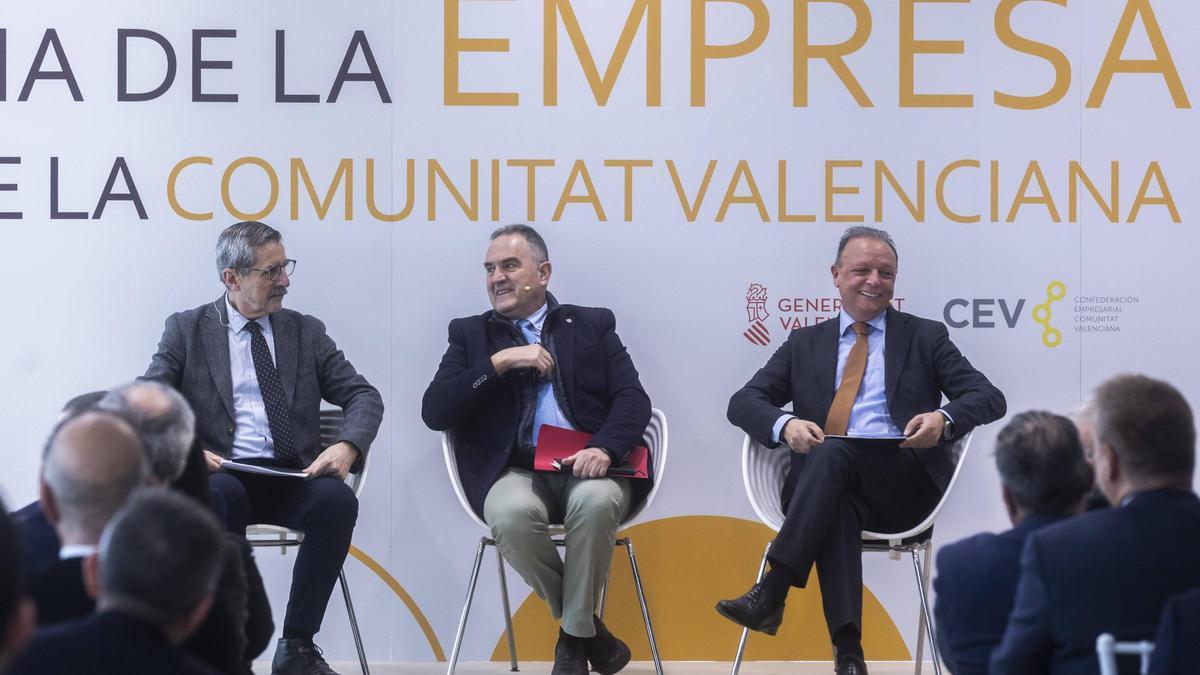 Josep Maria Ángel, Francisco José Gan Pampols y Salvador Navarro, en Catarroja.