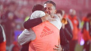 Entre lágrimas y con un agónico triunfo, Martín Demichelis se despide de River