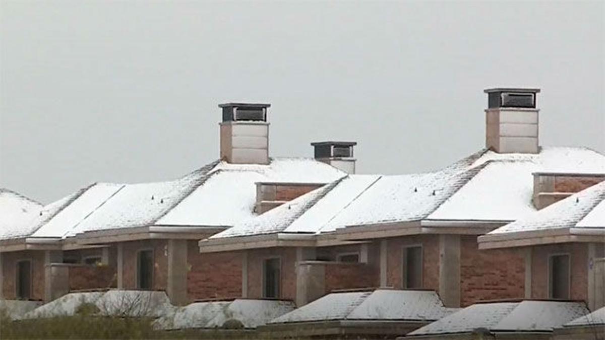 Nieve, lluvia y frío en Madrid