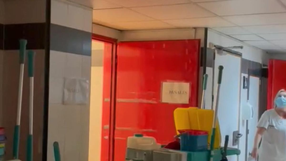 Vídeo: Las tormentas en Castellón provocan goteras en el Hospital General