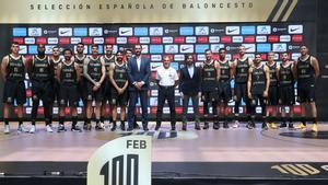 Presentación oficial de la selección española de baloncesto para el Mundial 2023