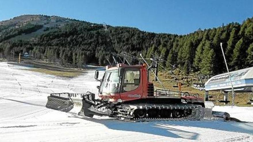 Preparatius per a l&#039;obertura de Port del Comte, aquesta setmana