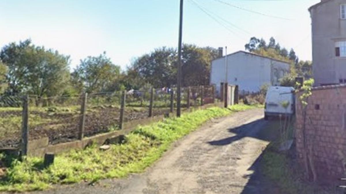 Estado de la rúa do Limpadoiro, en Angrois.