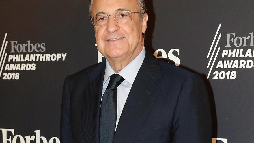 El presidente del Real Madrid Florentino Pérez.