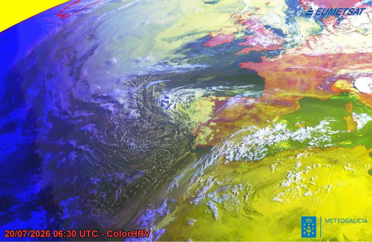 Nubes con precipitaciones