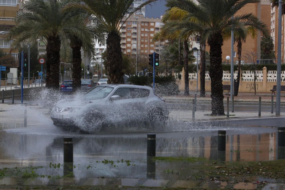 El temporal, en la playa de San Juan