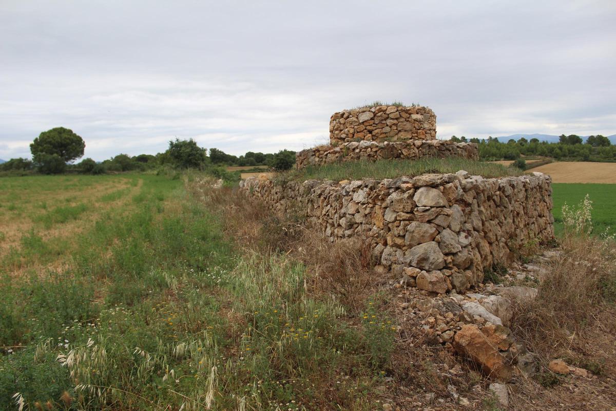 La pedra del territori es la base principal de les construccions