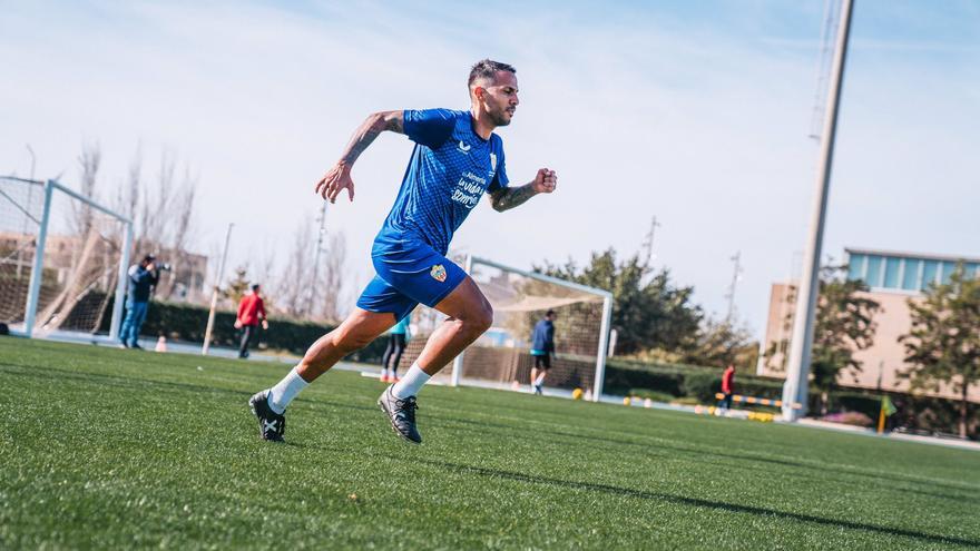 Primer entrenamiento de Jonathan Viera con la UD Almería