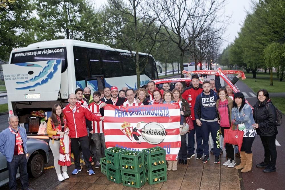 Las peñas viajan a Madrid