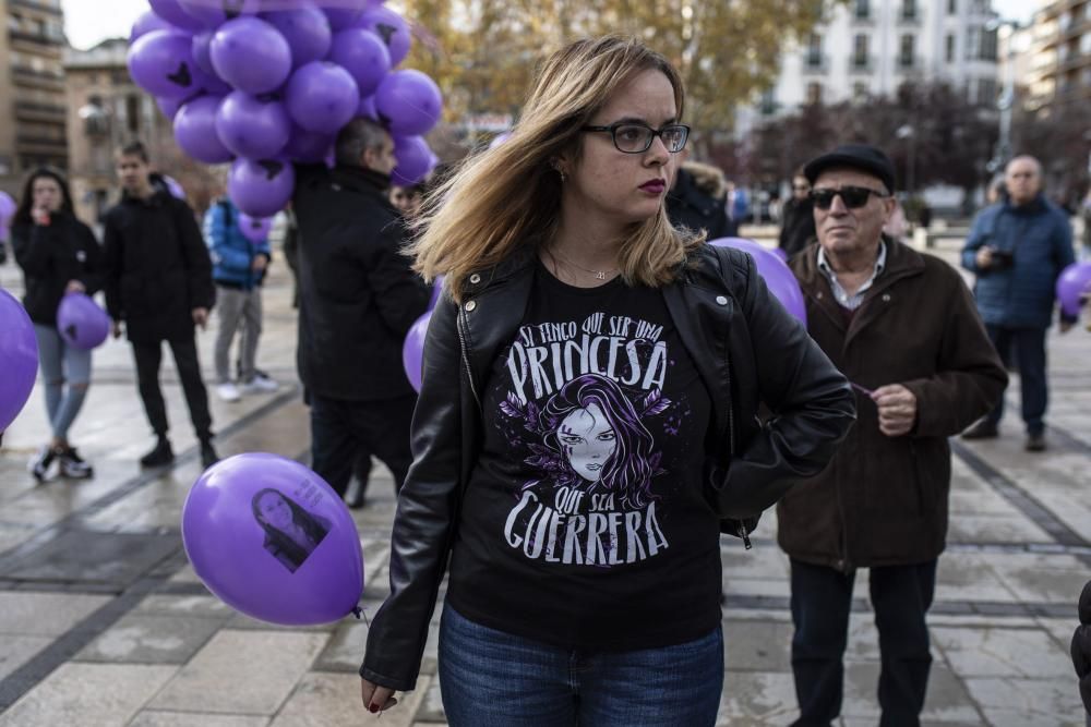 Las imágenes de la jornada: Zamora dice 'No' a la violencia de género