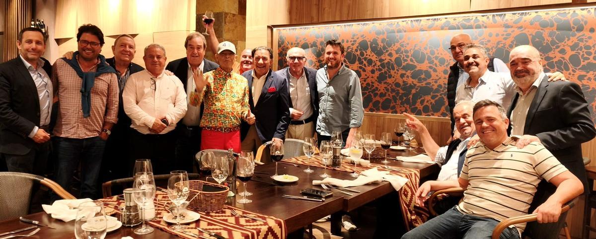Emotivo almuerzo con el terorense Paco Santana