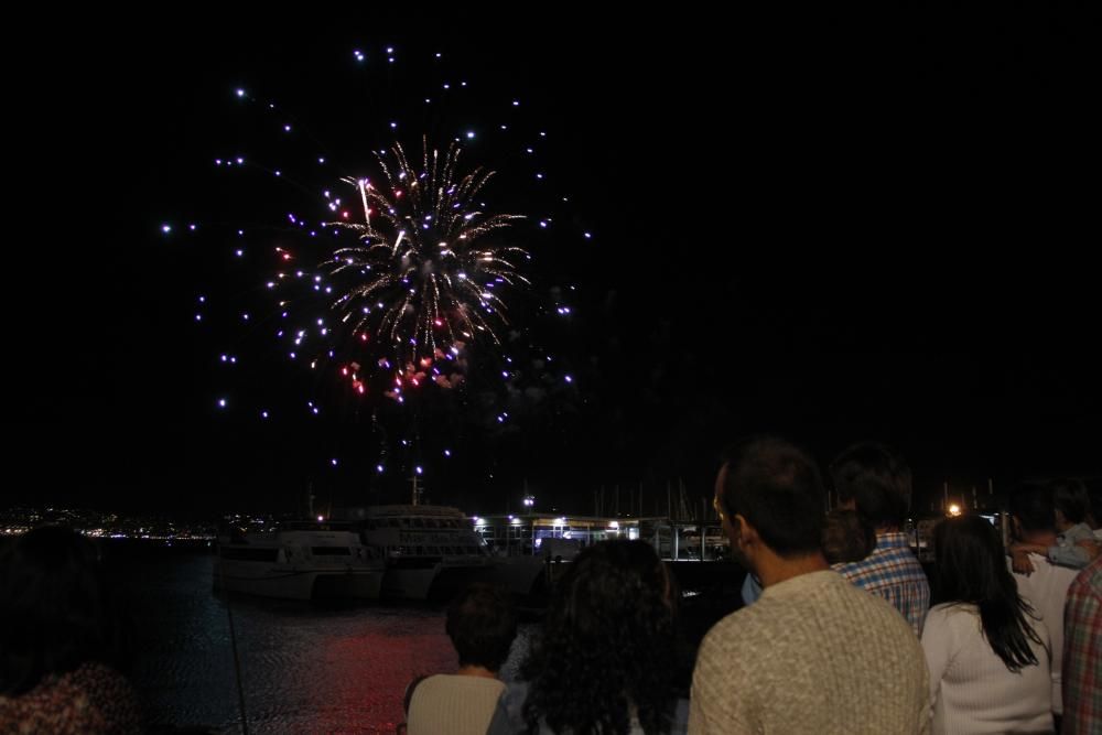 Fuegos artificiales Fiestas del Cristo de Cangas