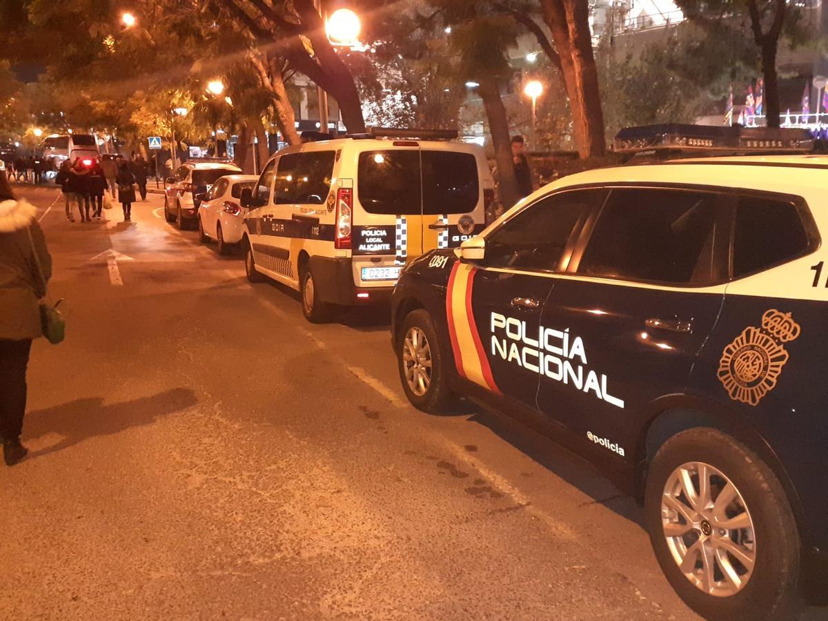 Dispositivo de la Policía en los alrededores del Rico Pérez