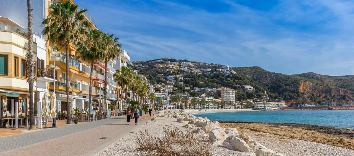 El paseo marítimo de Jávea