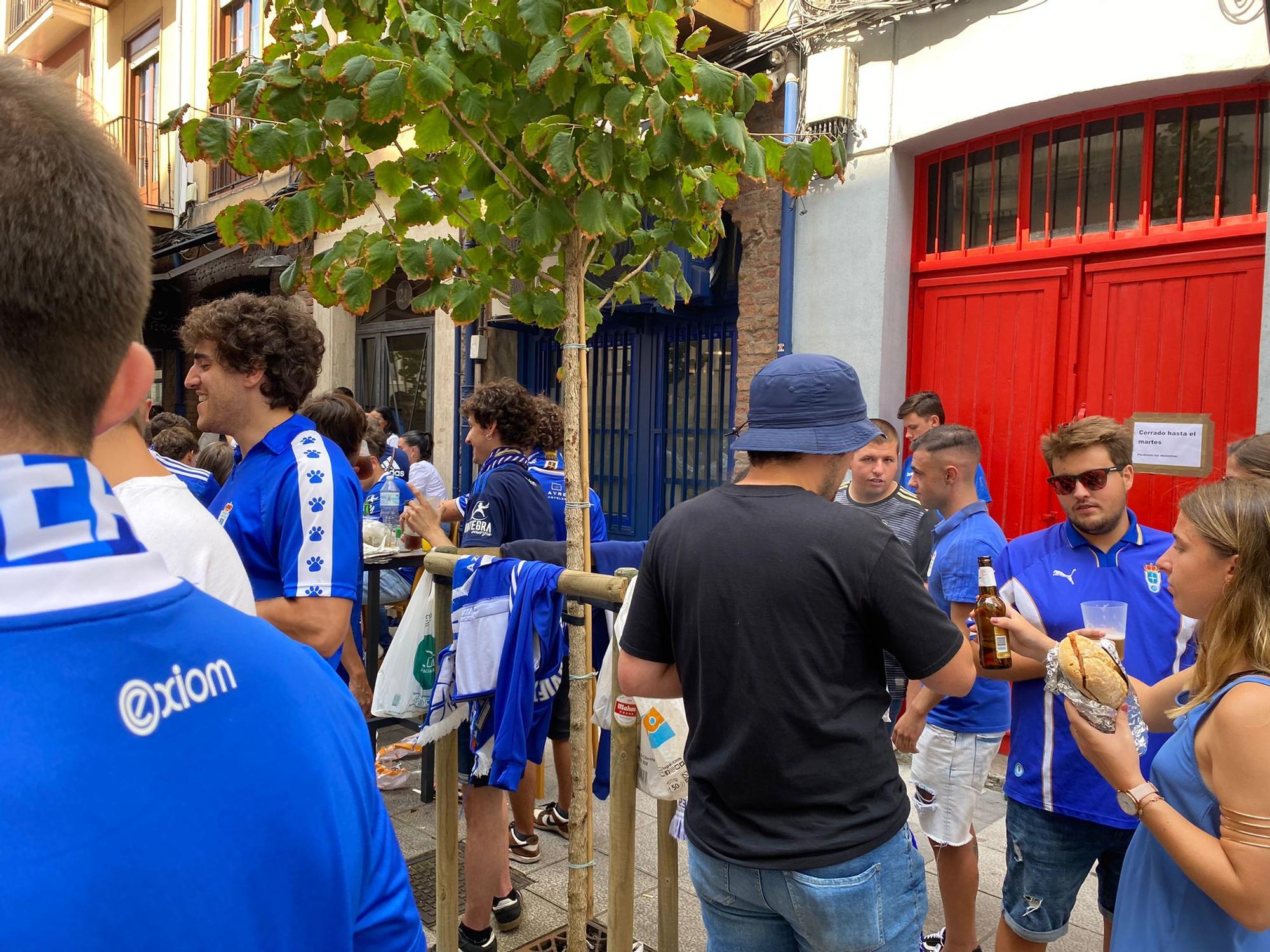 Santander se tiñe de azul para el duelo entre el Racing y el Real Oviedo