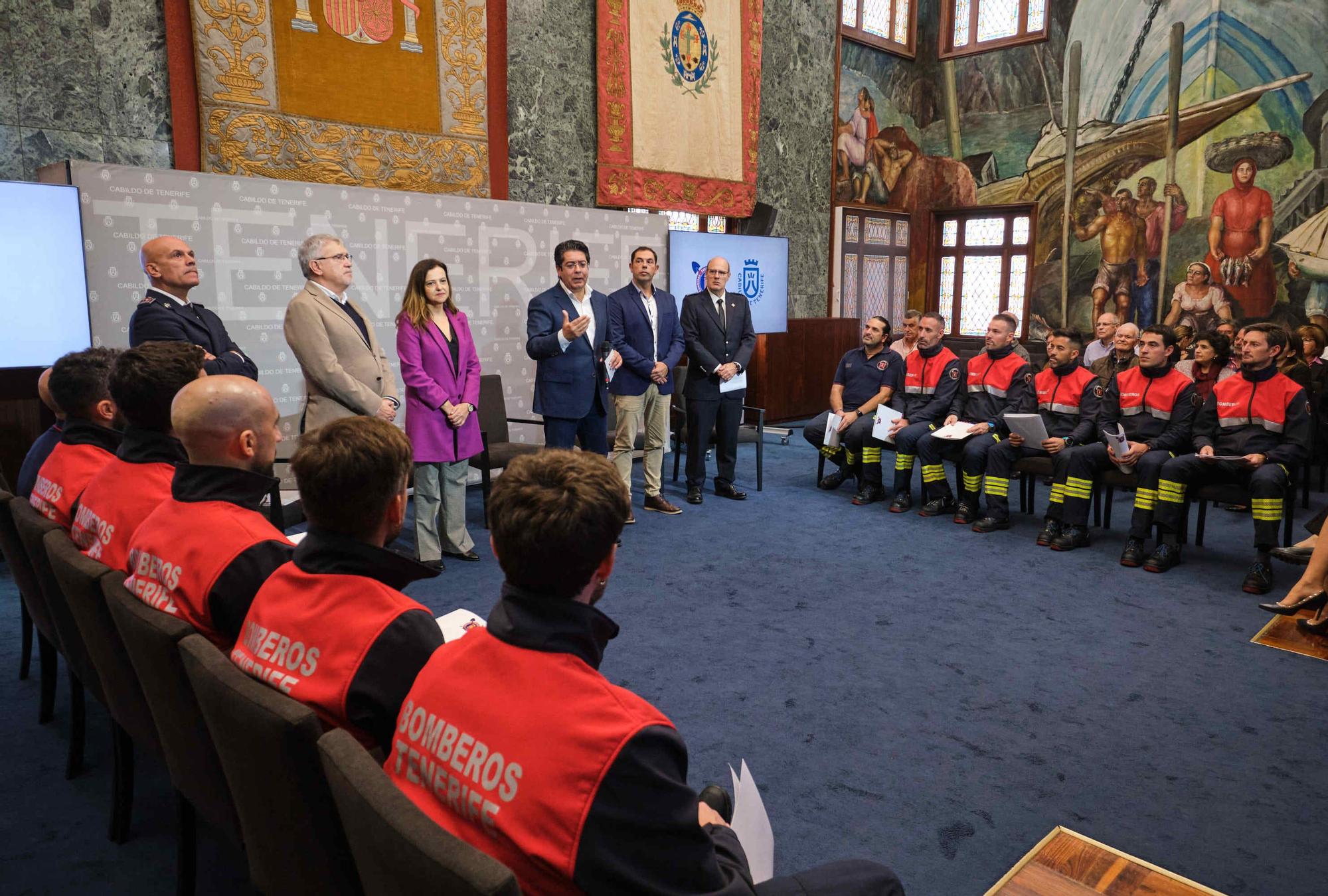 Incorporación de 10 nuevos bomberos y jefes de zona del Consorcio de Bomberos de Tenerife