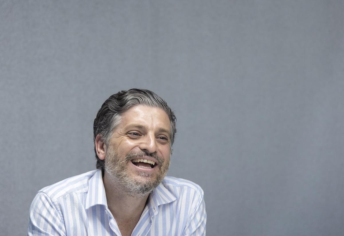 Magraner, en un momento de la entrevista en la redacción de INFORMACIÓN.