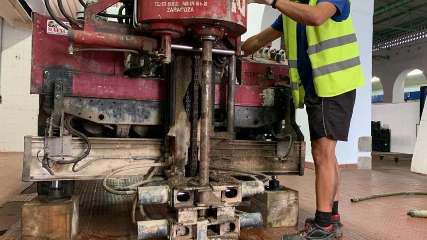 El estudio geotécnico del subsuelo del mercado de Pozoblanco no aprecia grandes masas de granito