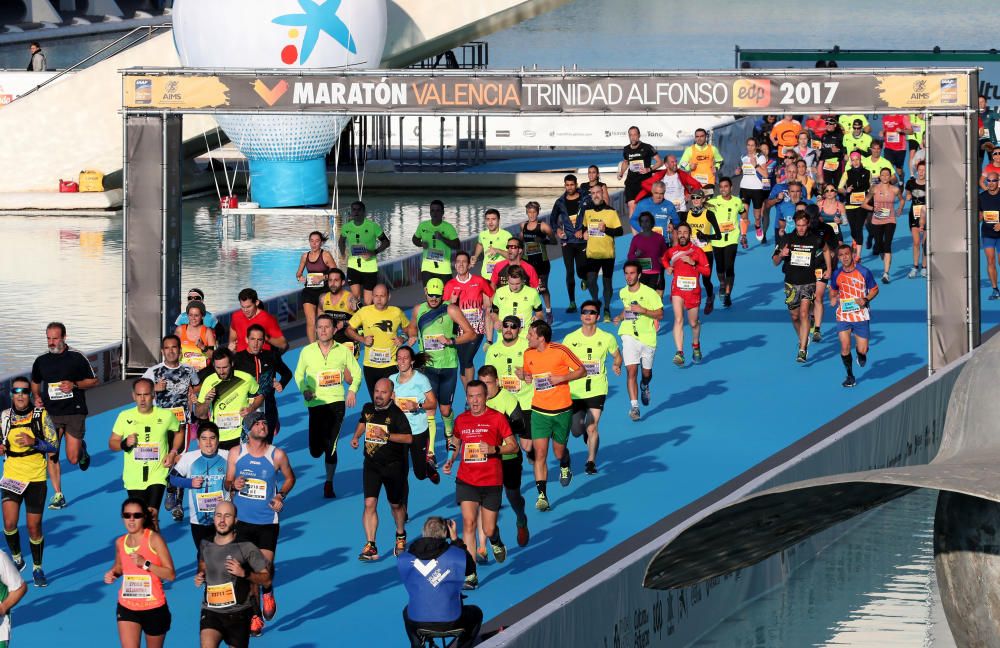 Las mejores imágenes del Maratón de Valencia