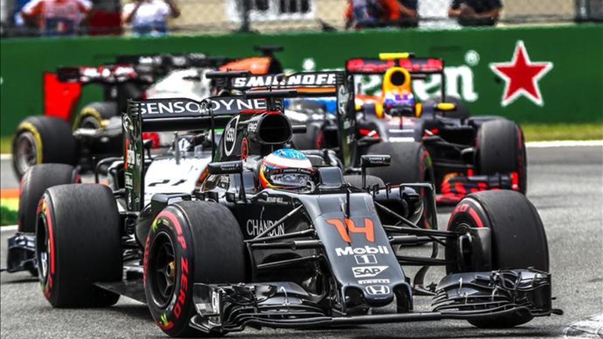 Fernando Alonso en Monza