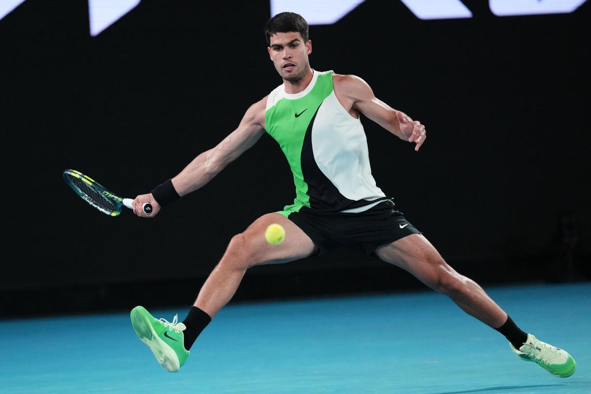 Open de Australia: Carlos Alcaraz - Adam Walton, en imágenes.