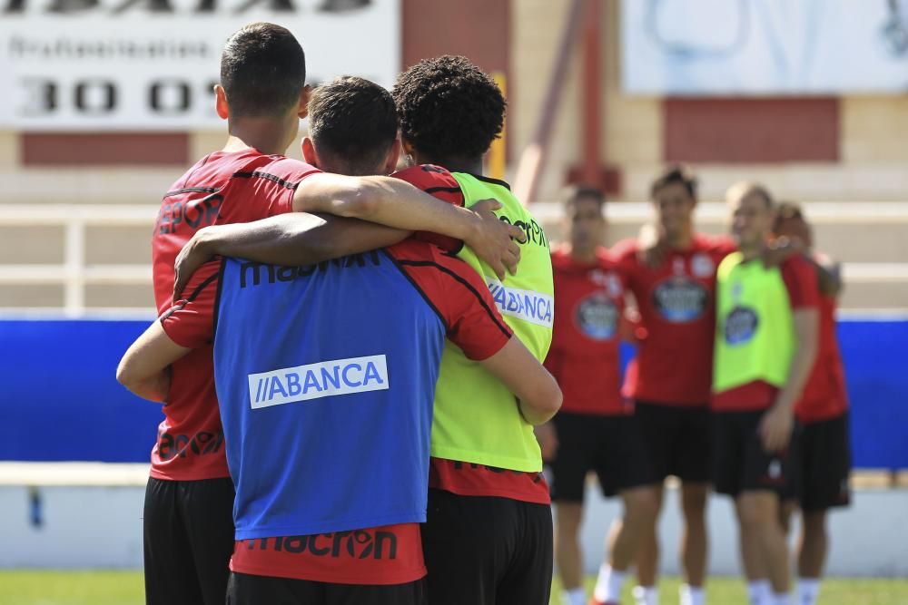 El Dépor prepara en Benidorm el partido del Elche