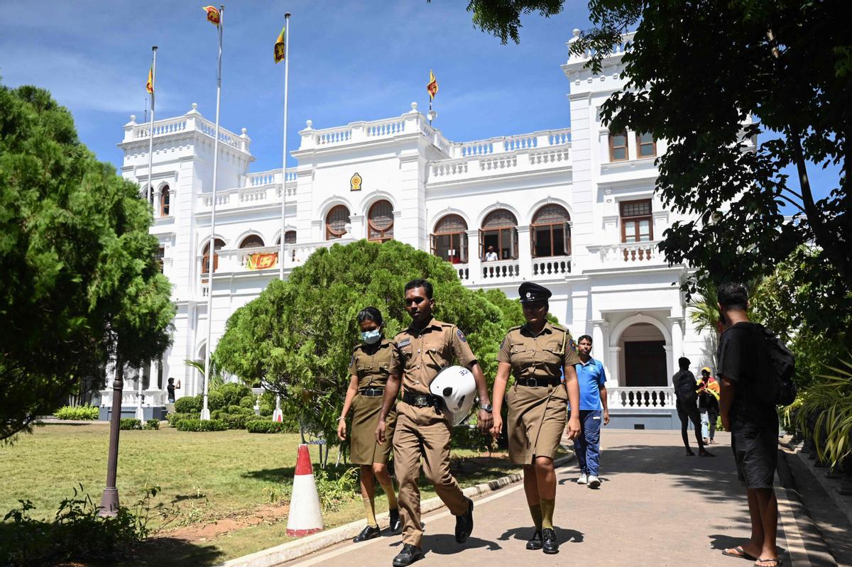 Revuelta popular en Sri Lanka